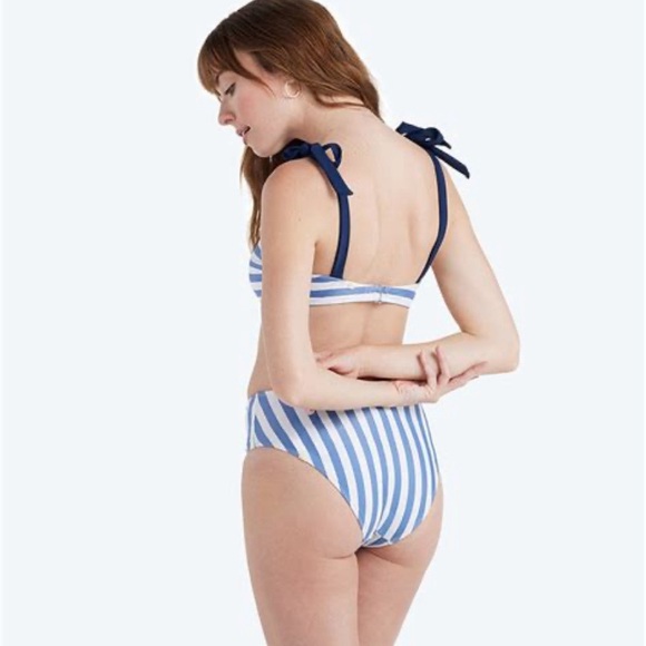 NWT Summersalt Nautical Stripe Bikini TOP - Picture 2 of 6